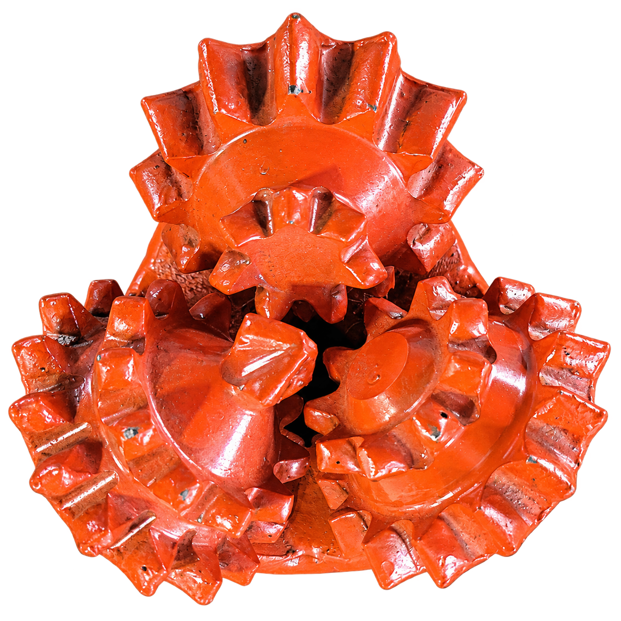 Tricone top view